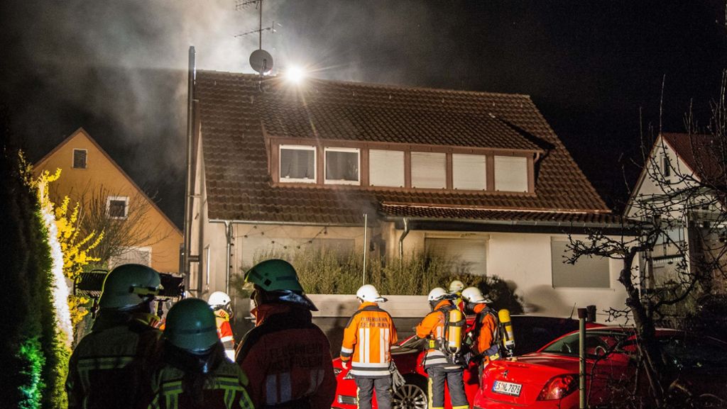 Brand in Ostfildern: Wäschetrockner verursacht wohl Feuer im Keller