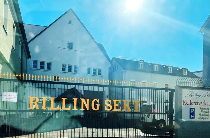 Sektkellerei in Bad Cannstatt: Darum ist   Rilling Sekt bald Geschichte