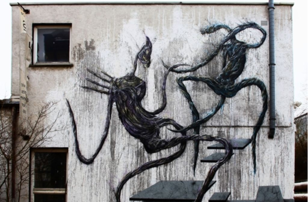 Das Mural soll auch ein Beitrag für den Erhalt der Subkultur-Stätte sein. Foto: Dust