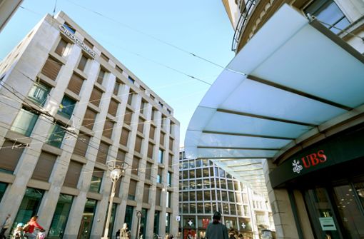 Finanzplatz in Genf: Die Großbank UBS kauf t die angeschlagene Credit Suisse für umgerechnet drei Milliarden Euro. Foto: /Xinhua//Lian Yi