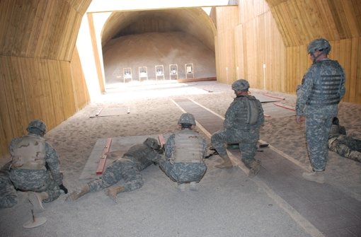 Auf dem  Schießstand bei der Panzerkaserne wird fast täglich trainiert. Foto: US-Army