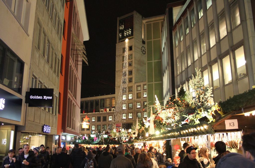 Weitere Impressionen vom Weihnachtsmarkt in Stuttgart.