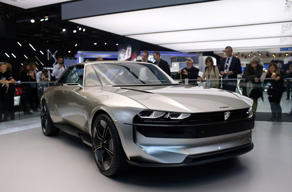 Auch die ausländischen Hersteller setzen längst auf Elektromobilität: Der französische Autobauer Peugeot präsentiert etwa seinen „e-Legend“ auf dem Automobilsalon.