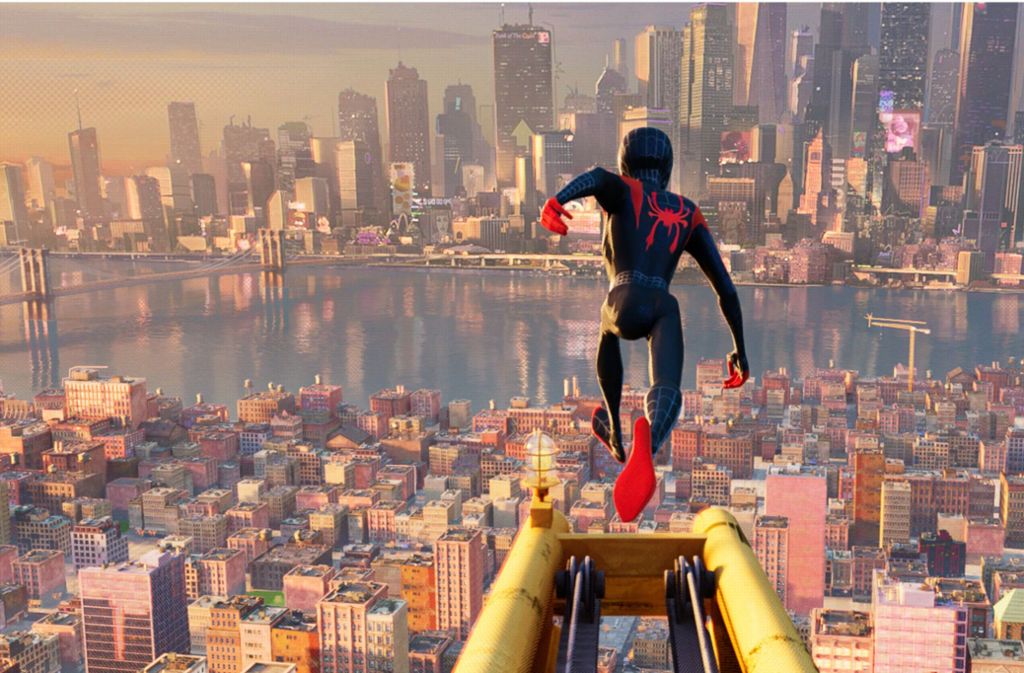 Szenenbild aus dem Animationsfilm „Spider-Man: A new Universe“
