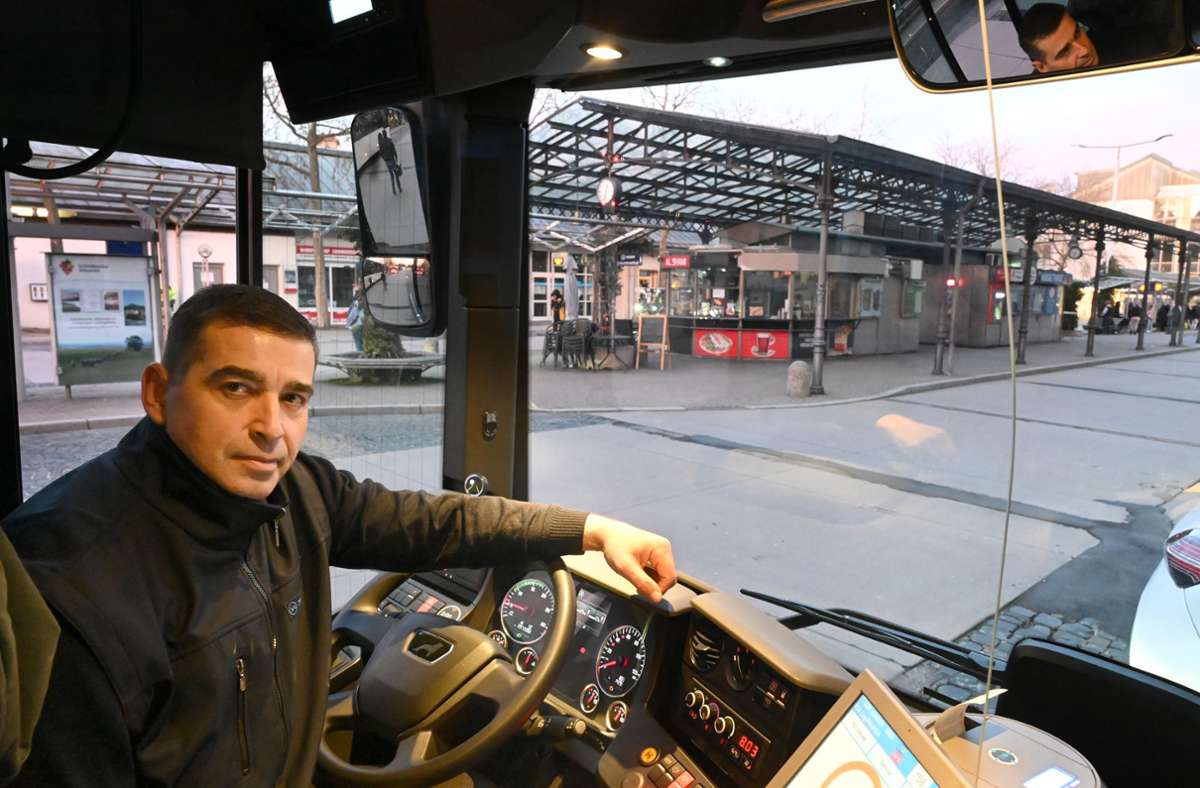 Busfahrer Konstandinos Vamvatsikos