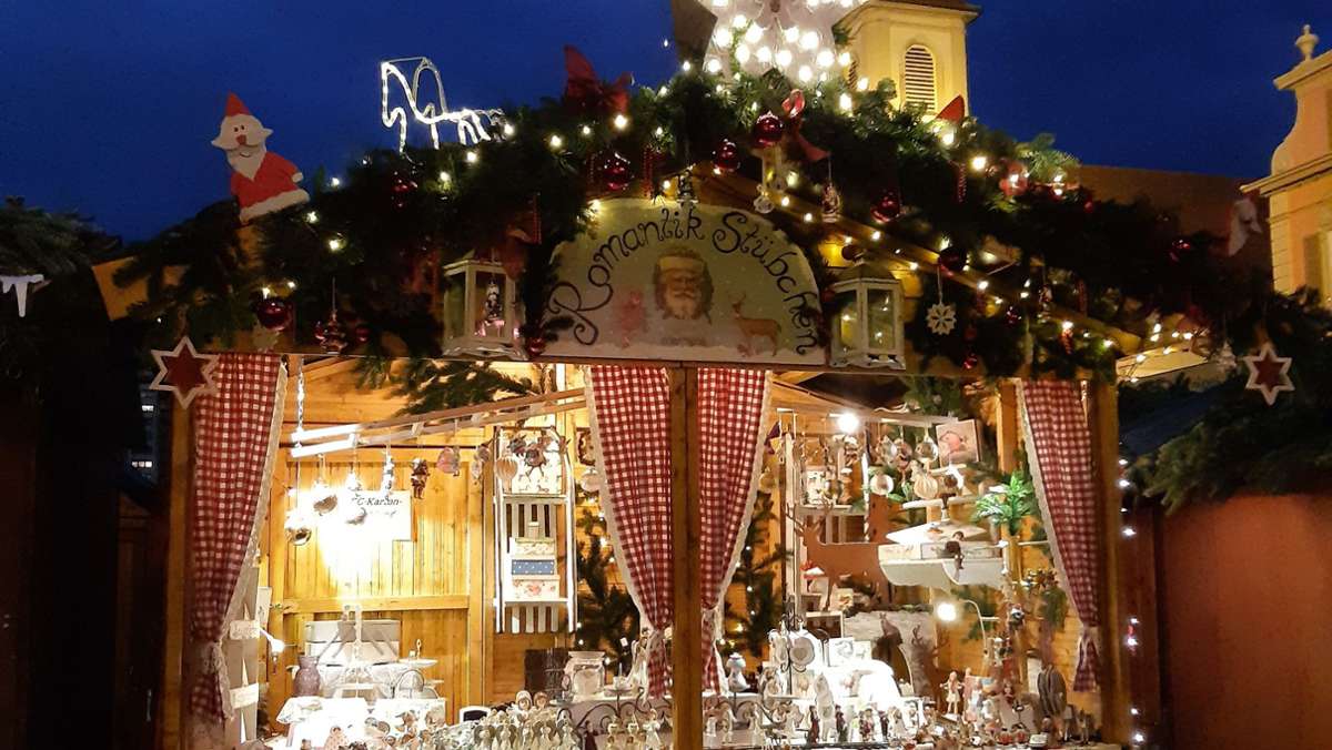  Eine Handvoll Beschicker verkauft statt auf dem Weihnachtsmarkt nun drei Tage lang im Ludwigsburger Schlosshof. Viel Hoffnung verbinden sie damit aber nicht. 