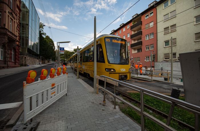 SSB-Baustelle ab Karfreitag in Stuttgart: Stadtbahn zu Ostern unterbrochen