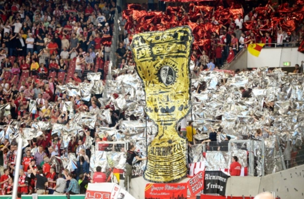 Der VfB will jetzt den DFB-Pokal. Hier kommen Eindrücke vom 2:1 gegen den SC Freiburg.