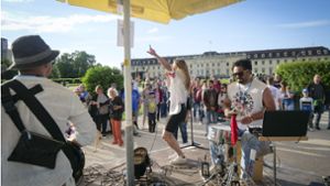 20. Straßenmusikvestival im Blüba: Schauerliches Wetter begleitet Festival