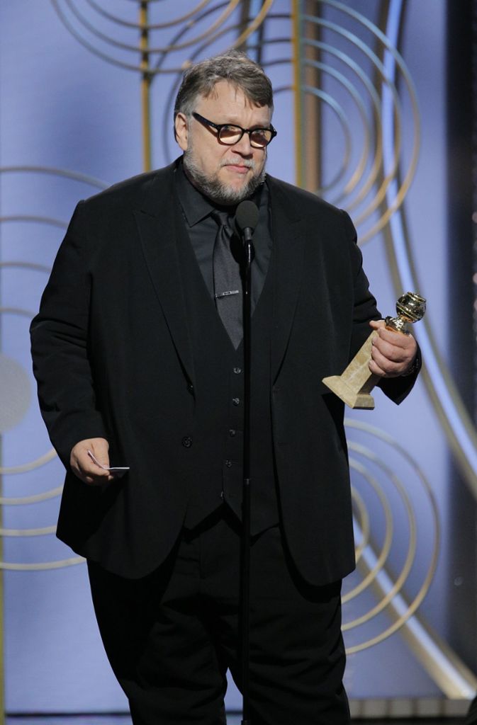 Guillermo del Toro erhielt einen Golden Globe für die beste Regie von „Shape of Water – Das Flüstern des Wassers“.