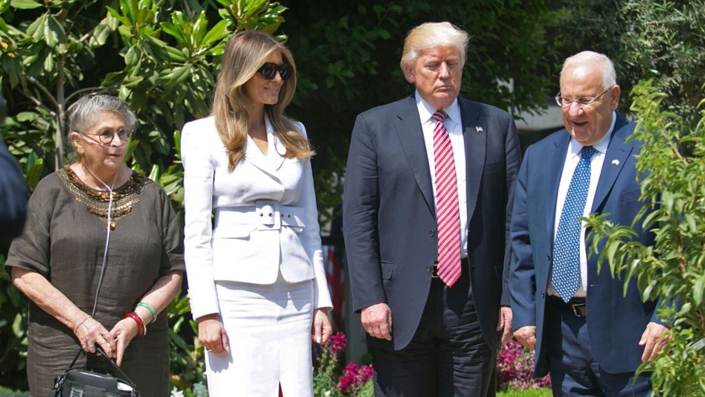 Rührung in Israel: Melania Trump Hand in Hand mit Israels First Lady