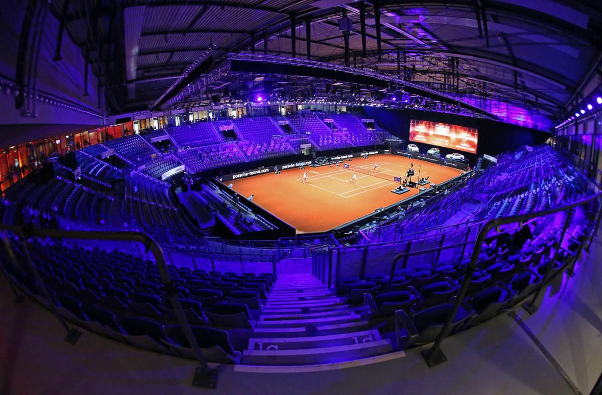 Die Porsche Arena begrüßt im Jahr 2021 leider keine Tennis-Fans.
