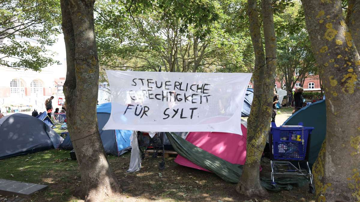 Protestcamp in Westerland: Punks verlassen Sylt