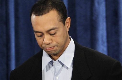 Golfspieler Tiger Woods ist auch beim Entschuldigen weltklasse. Foto: AP