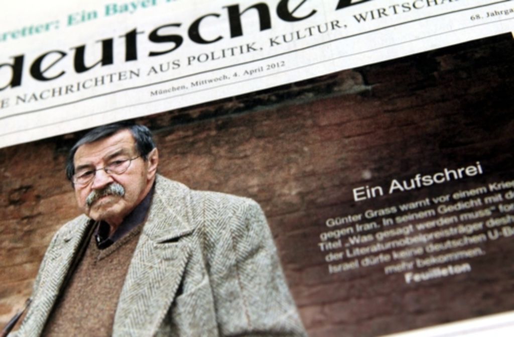 Günter Grass sorgt für Aufsehen. Foto: dpa