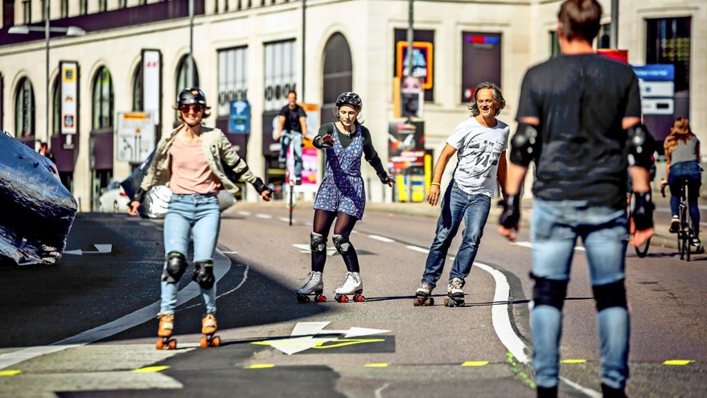 Mobilität in Stuttgart: Bürger erleben im Experiment, wie die Stadt sich verändert