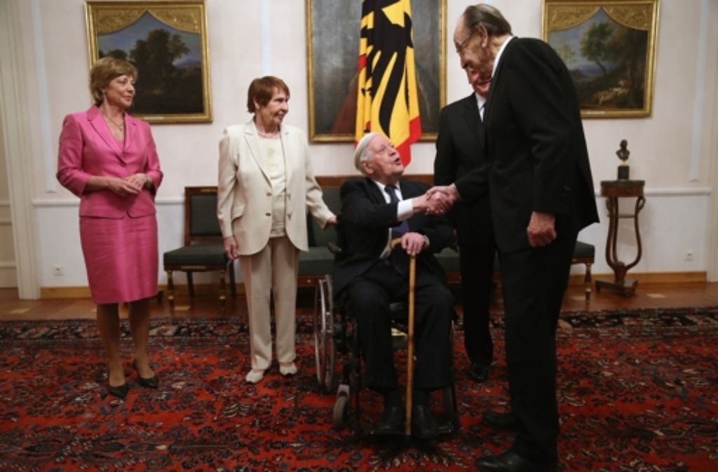 Helmut Schmidt mit Hans-Dietrich Genscher