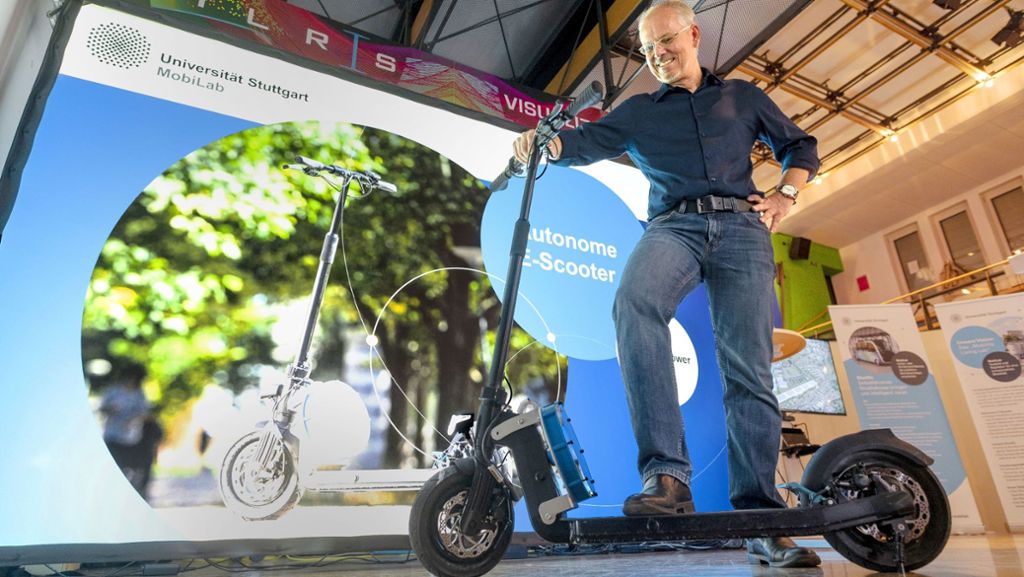 Stuttgarter Hochschulen beim Mobilitätswettbewerb: Autonome E-Scooter und intelligente Parkhäuser