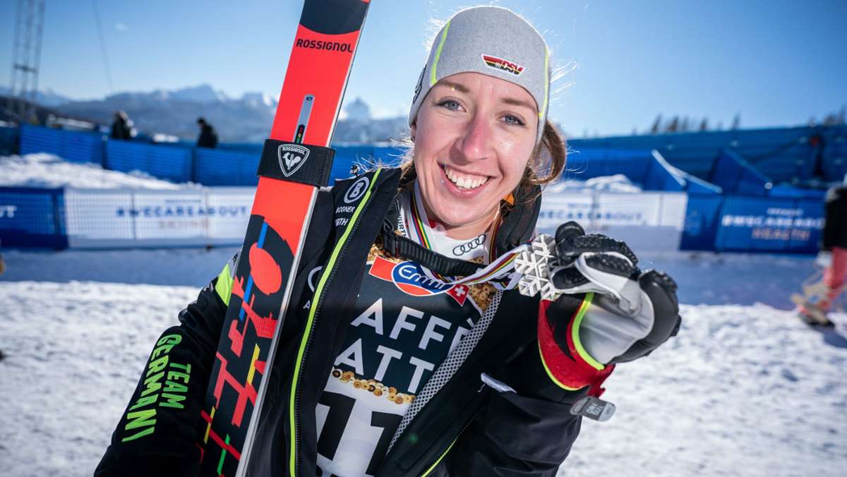  Die deutsche Skirennläuferin Kira Weidle freut sich auf den Abfahrtsauftakt in Lake Louise und hat künftig auch im Super-G viel vor. 