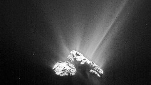 Komet Tschuri am sonnennächsten Punkt seines Orbits