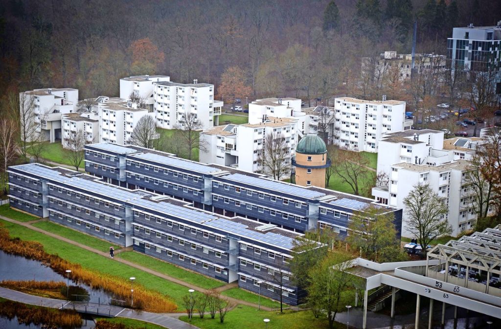 Rund um die Uni in Stuttgart-Vaihingen gibt es mehrere Wohnheime. Foto: Lichtgut/Achim Zweygarth
