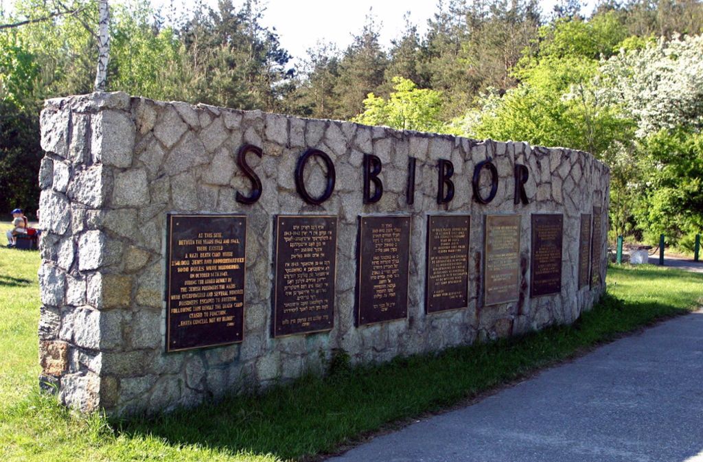 Ein Mahnmal für das Vernichtungslager Sobibor: Dort steht das dritte Vernichtungslager, das im Rahmen der „Aktion Reinhardt“ errichtet wurde. Die Zahl der Opfer liegt bei rund 250 000.
