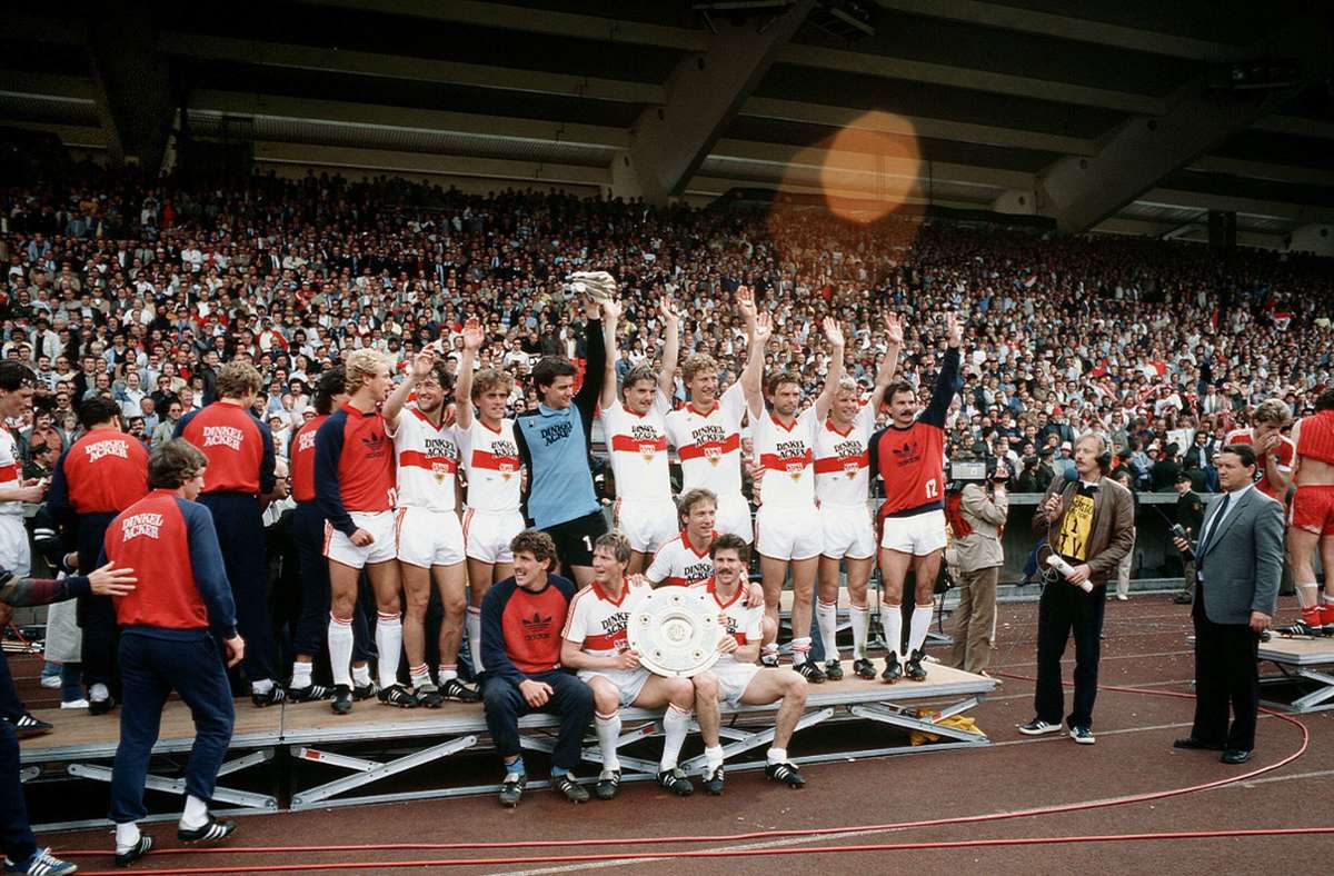 1984 ist der VfB Stuttgarter Deutscher Meister geworden.