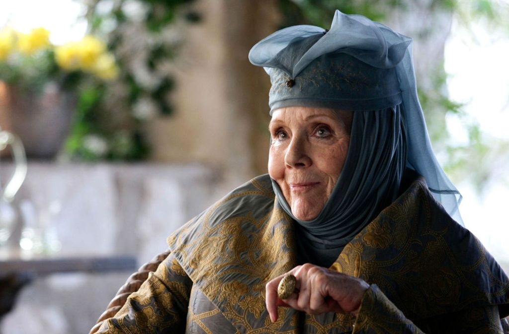 Diana Rigg als Lady Oleanna Tyrell in „Game of Thrones“