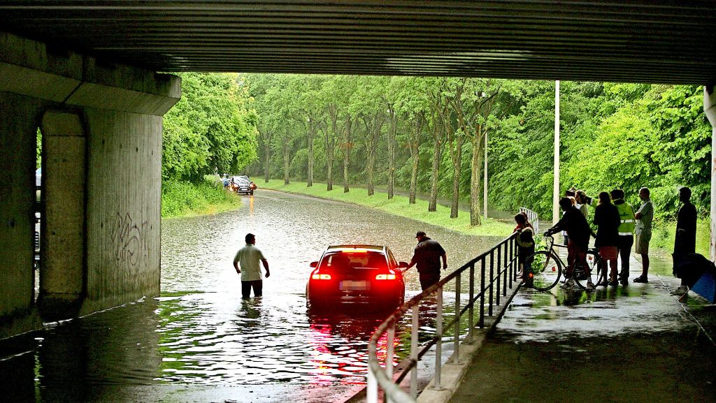 Hochwasserschutz in Stuttgart-Vaihingen: Senken sind besonders hochwassergefährdet