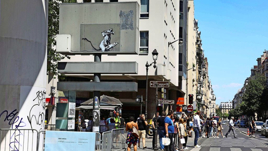 Populärer Street-Art-Künstler: Paris rätselt über  Banksy-Raub