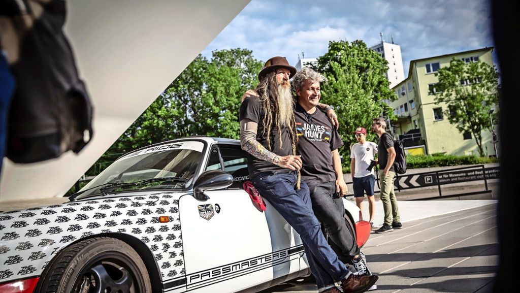 Magnus Walker in Stuttgart: Rockstar der Porsche-Szene zu Besuch