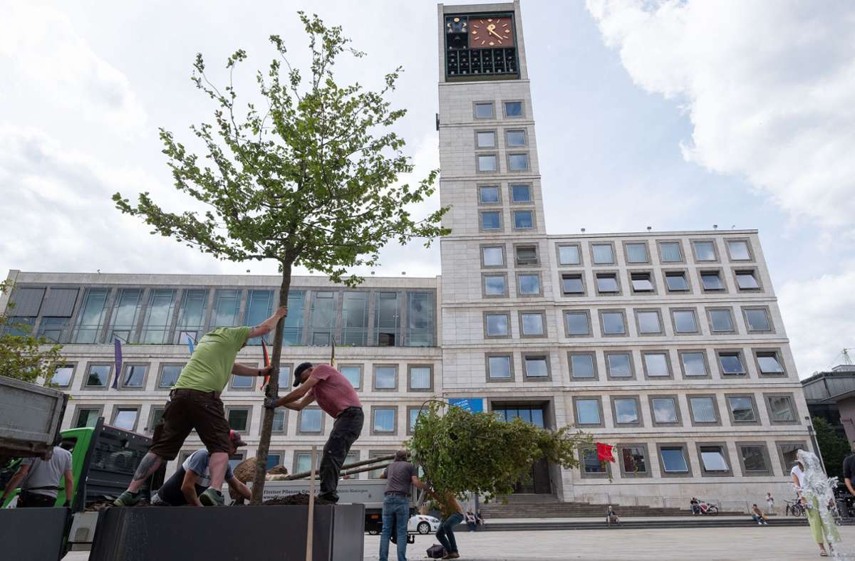 Die Stuttgarter Verwaltung sucht Mitarbeiter und will neue Büroräume entweder bauen oder bestehende kaufen. Foto: Lichtgut/Leif Piechowski