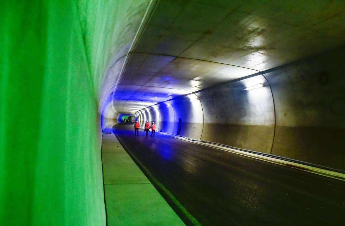 Der Leuze-Tunnel ist ein Teilstück des 400-Millionen-Euro-Projekts Rosensteintunnel. Foto: Max Kovalenko