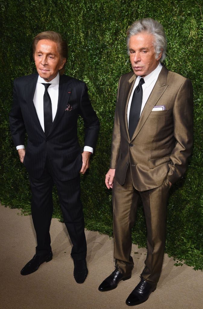 Modedesigner Valentino Garavani (links) mit seinem Geschäfts- und ehemaligen Lebenspartner Giancarlo Giammetti.