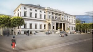 Architektur in Stuttgart: Stuttgarts coole neue Treppe vor dem  Stadtpalais