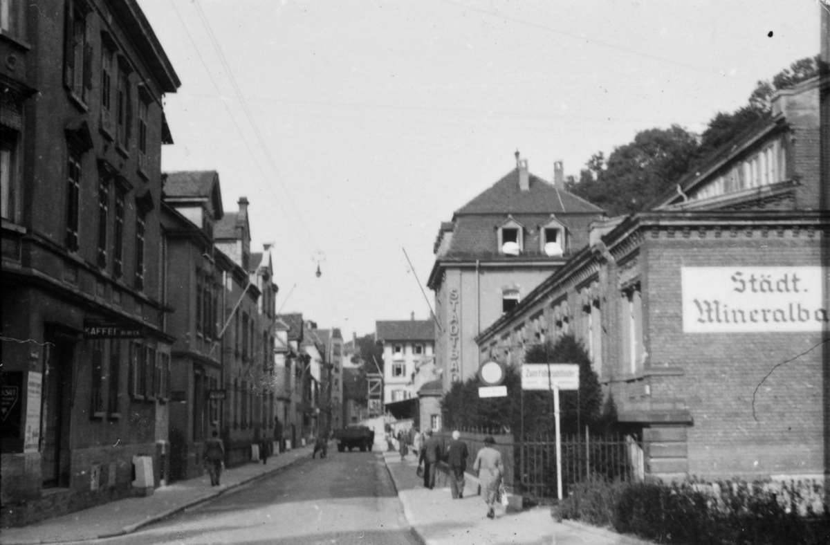 Das Mineralbad Cannstatt im Jahr 1942. In der Bildergalerie zeigen wir weitere Fotos der Stuttgarter Bäder im damaligen Zustand, einschließlich Leuze und Berg.