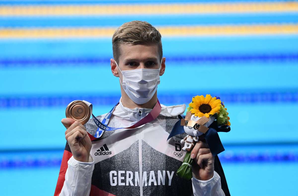 Florian Wellbrock, Bronze über die 1500 Meter Freistil