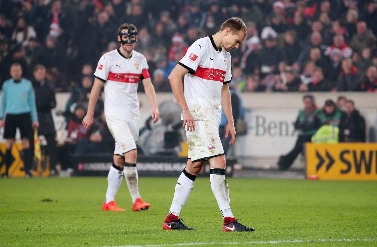 Saison 2017/2018: Nach der Hinrunde hatte der VfB 17 Punkte auf dem Konto. Damit stand die Mannschaft in der Tabelle auf Rang 14.