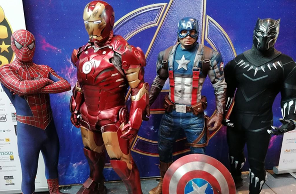 Die Avengers sind auch am Start.