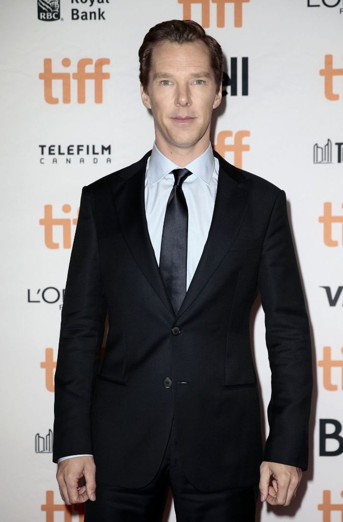 Schauspieler Benedict Cumberbatch war zur Premiere des Films „The Current War“ anwesend.