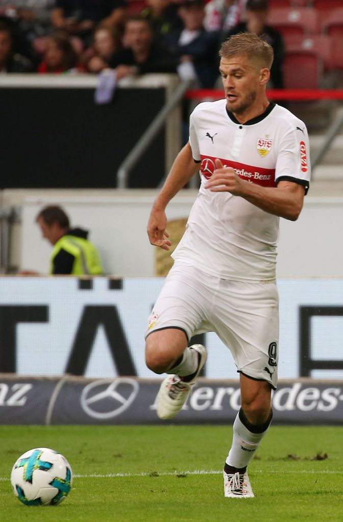 Der Torschützenkönig der 2. Liga wartet noch auf einen Treffer für den VfB in der Bundesliga, dennoch zählt Simon Terodde mit 77 Punkten zu den besten Spielern im Kader.