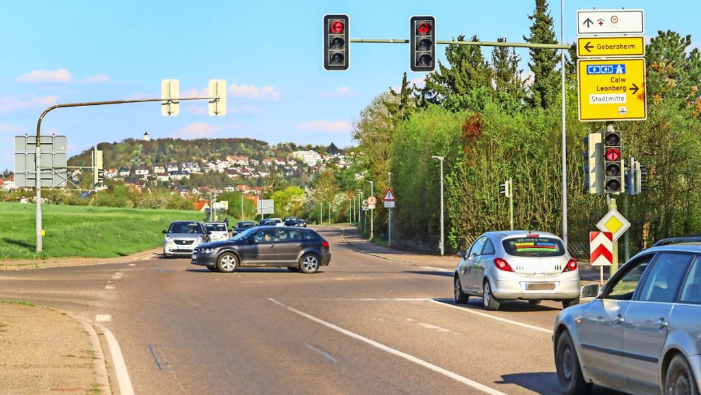 Leonberg: Ein  Kreisverkehr bringt die Autofahrer  schneller ans Ziel