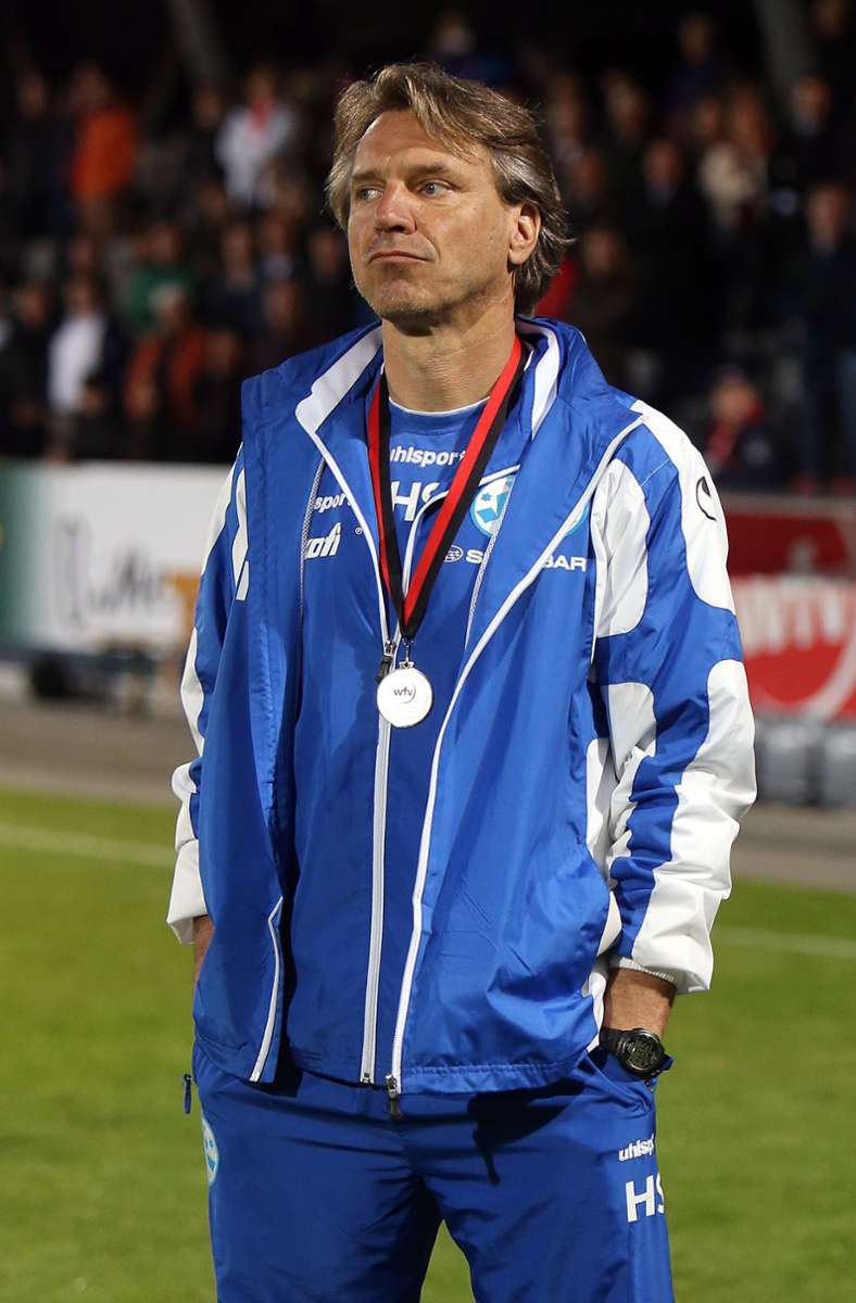 Kickers-Coach Horst Steffen blieb der Pokalsieg 2014 verwehrt. Seit Oktober 2018 trainiert der 52-Jährige die SV Elversberg, mit der er vor dem Durchmarsch in die zweite Liga steht.