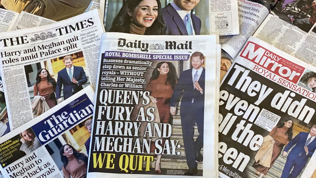 Prinz Harry und Herzogin Meghan: Der „Megxit“ – das schreiben die Zeitungen