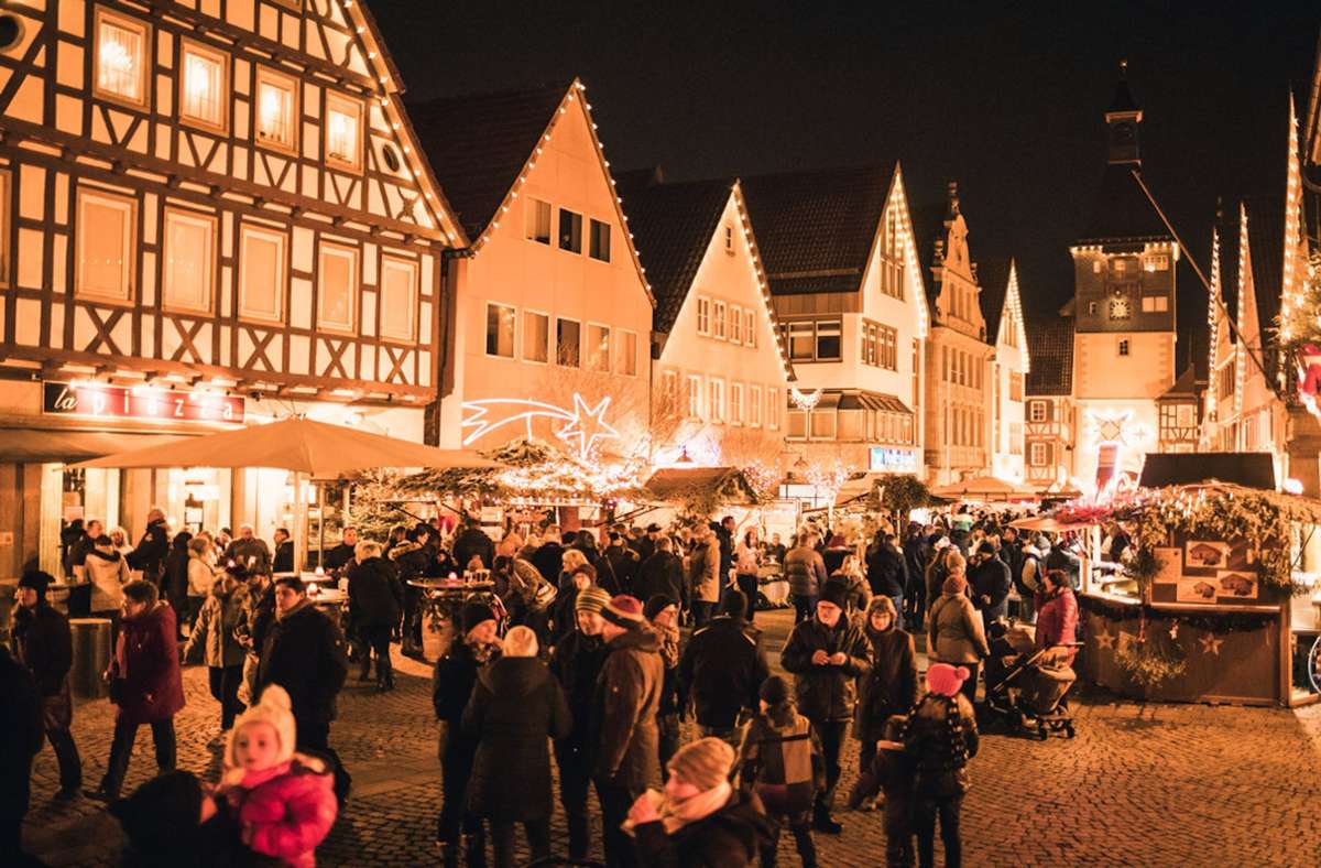 Der Winnender Weihnachtsmarkt soll vom 26. bis 28. November stattfinden – ebenfalls mit Bändchenvergabe.