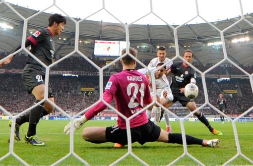 Klicken Sie sich durch die Bilder zum Spiel des VfB Stuttgart gegen den FSV Mainz 05. Foto: dpa