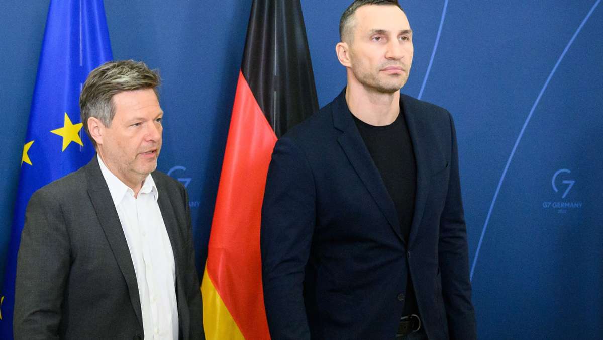Ex-Boxweltmeister: Wladimir Klitschko trifft Robert Habeck