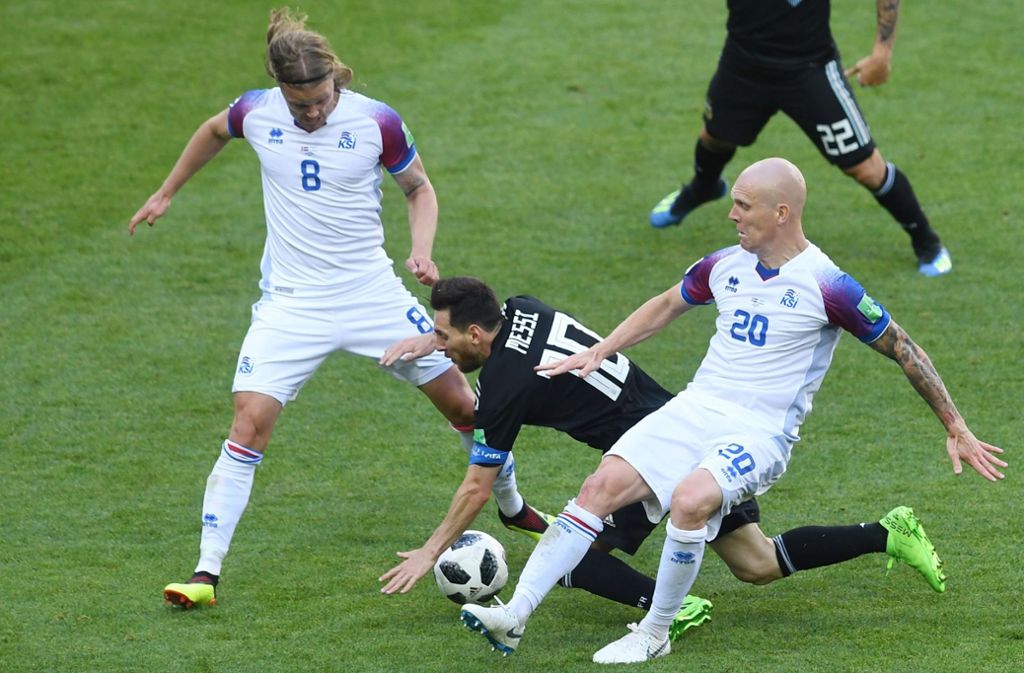 Die Isländer brachten Lionel Messi und Argentinien oft ins Stolpern.