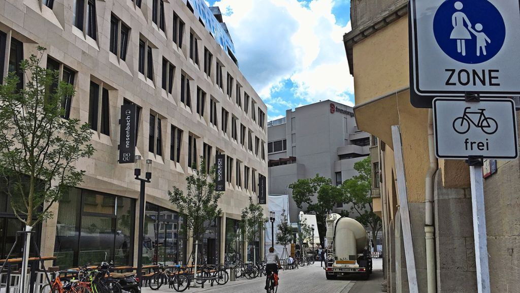 Dorotheen-Quartier in der Innenstadt: Stadt arbeitet an besseren Bedingungen für Radler