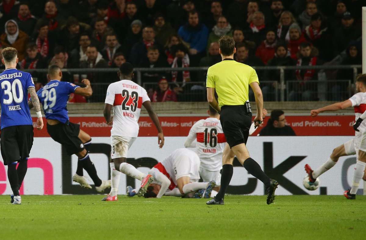 Die Arminia erhöhte in der Schlussviertelstunde den Druck. In der 76. Minute erzielte Cebio Soukou den Ausgleich für die Bielefelder.